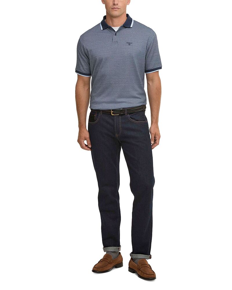 バブアー メンズ トップス ポロシャツ Barbour Western Polo Shirt Navy ネイビー