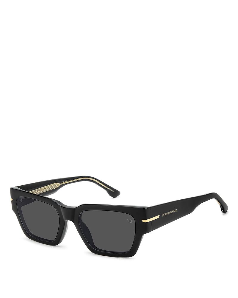 ヴィクトリア ベッカム レディース 佩び物 サングラス・アイウェア Victoria Beckham Square Sunglasses 53粍 Black 黒いこと