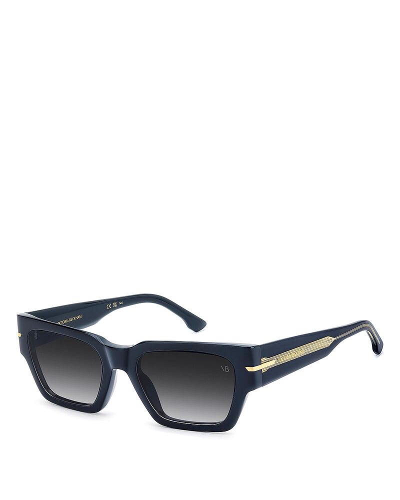 ヴィクトリア ベッカム レディース 佩び物 サングラス・アイウェア Victoria Beckham Square Sunglasses 53粍 Blue 青色
