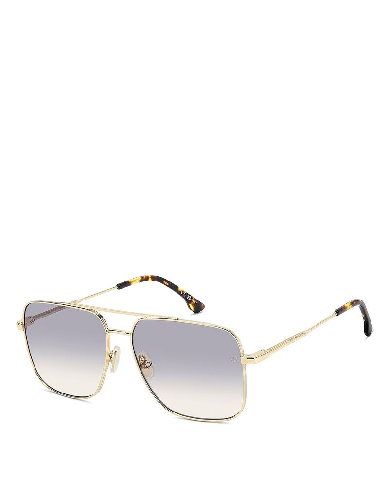 ヴィクトリア ベッカム レディース 付属物 サングラス・アイウェア Victoria Beckham Navigator Blue Light Glasses 57粍 Gold ゴールド