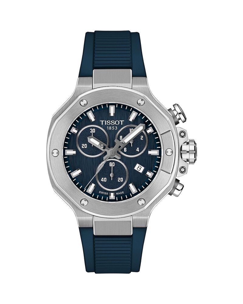 ティソット レディース 付属品 ウオッチ Tissot-Race Quartz Chronograph Watch 38粍 Blue 青み
