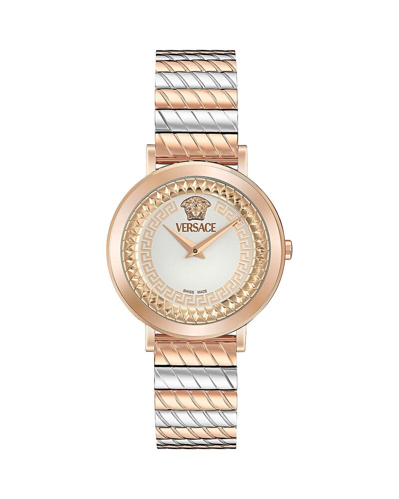 ヴェルサーチ レディース アクセサリー 腕時計 Versace Delphinus Bracelet Watch 35mm Two Tone