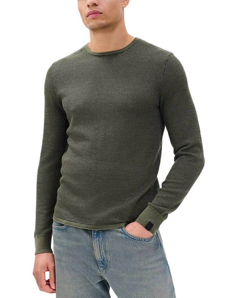 ラグアンドボーン メンズ アウター ニット・セーター ウール rag & bone Gregory Merino Wool Blend Sweater Dark Green グリーン