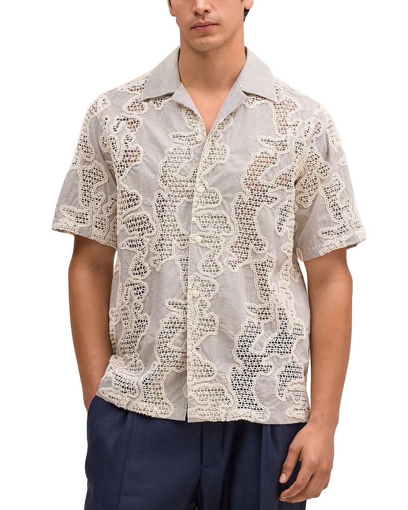 NN07 メンズ トップス シャツ NN07 Julio Short Sleeve Shirt Deep Truffle