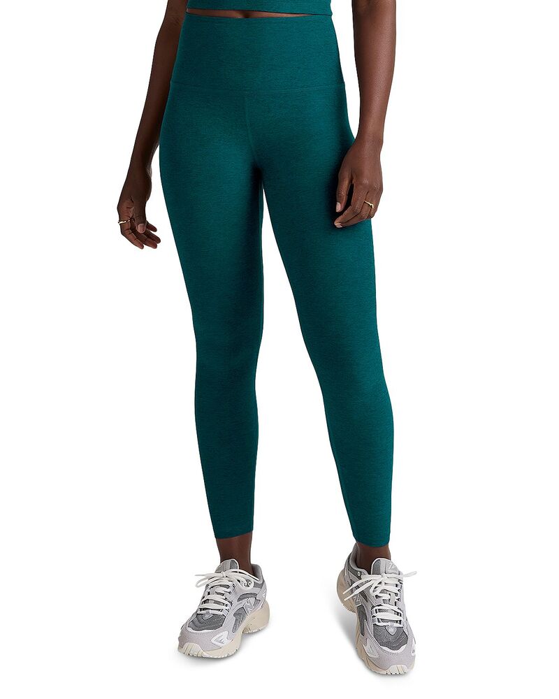 ビヨンドヨガ レディース ボトムス レギンス MIDI Beyond Yoga Spacedye Caught In The Midi High Waisted Legging Teal Sea Heather ギョリュウモドキ
