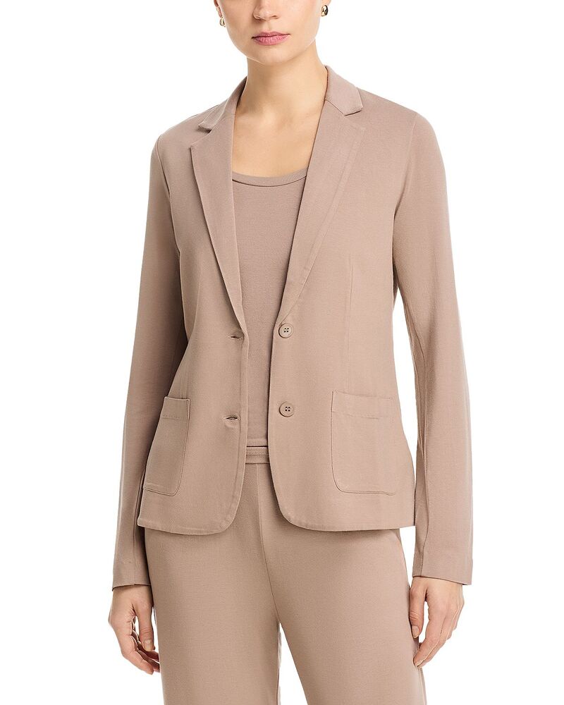 マジェスティック レディース アウター ジャケット・ブルゾン ブレザー Majestic Filaturesoftouch Two Button Blazer Coffee Latte コーヒー