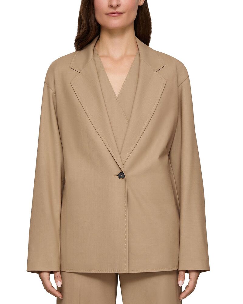 ラファイエットワンフォーエイト レディース アウター 上衣・上衣 Lafayette 148 New York Single Button Jacket Brownstone