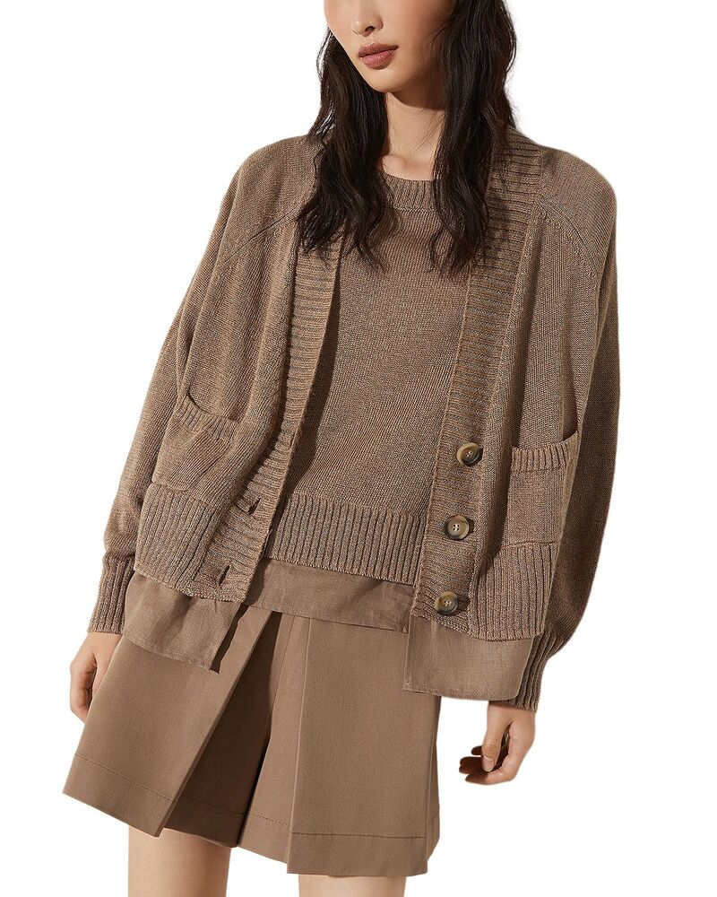 マックスアンドコー レディース アウター ジャケット・ブルゾン MAX&Co. Mcodetto Jacket Hazelnut Brown ブラウン