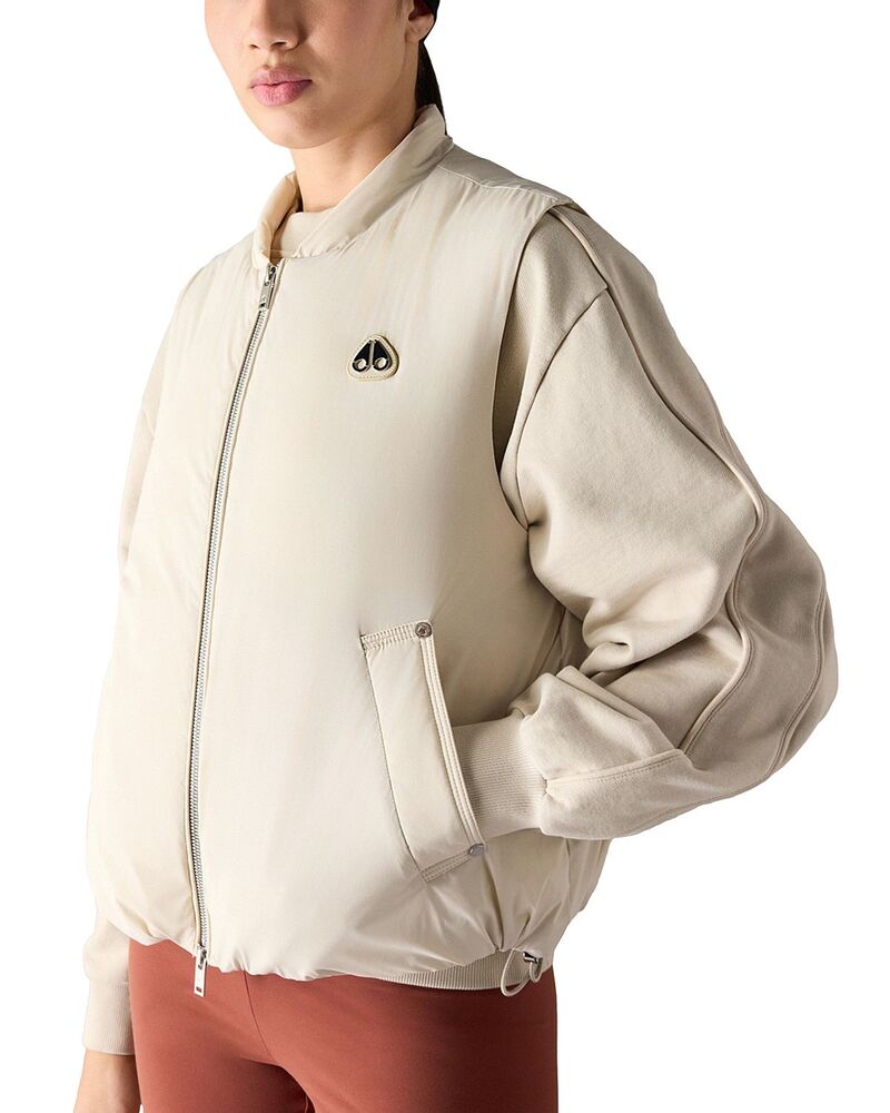 ムースナックル レディース アウター ベスト Moose Knuckles Tegan Vest Alabaster