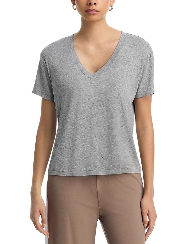 スピリッツフィフティファイブ レディース トップス プルオーバー Vのど首 プルオーバー Splits59 Georgia Jersey V Neck Tee Heather Gray 薄墨色