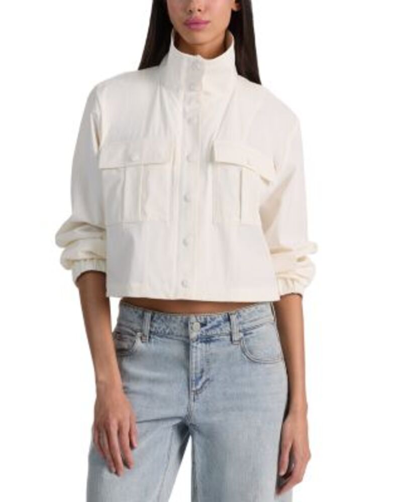 アリスアンドオリビア レディース アウター ジャケット・ブルゾン スタンドネックロップド Alice and Olivia James Cropped Funnel Neck Jacket One-Size
