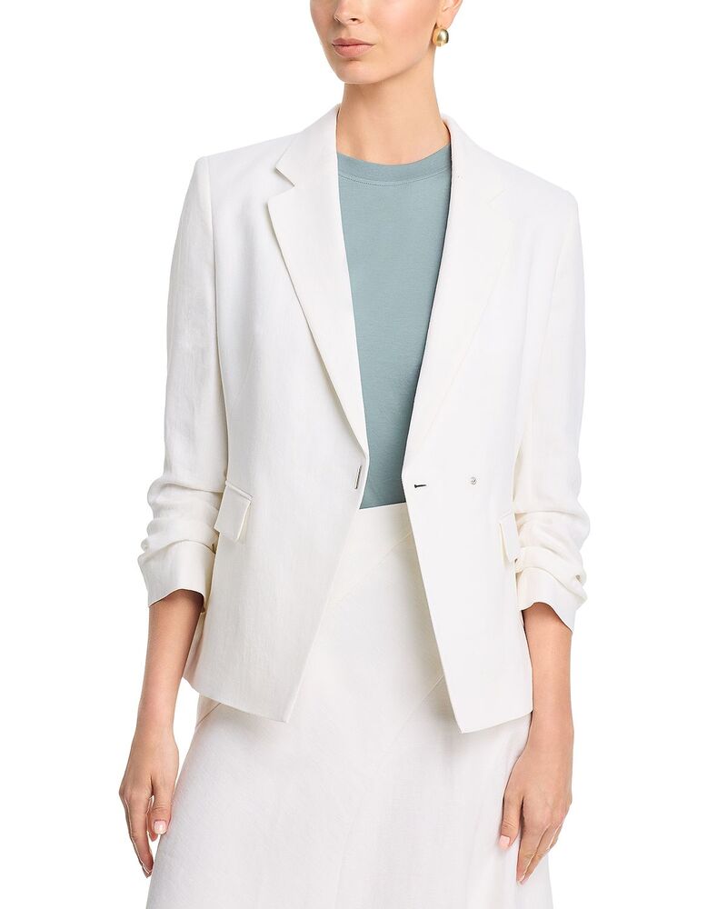 ヒューゴボス レディース アウター 上衣・上衣 スポーツジャケット Hugo Boss Jia8 Double Breasted Blazer Bright White 白いこと