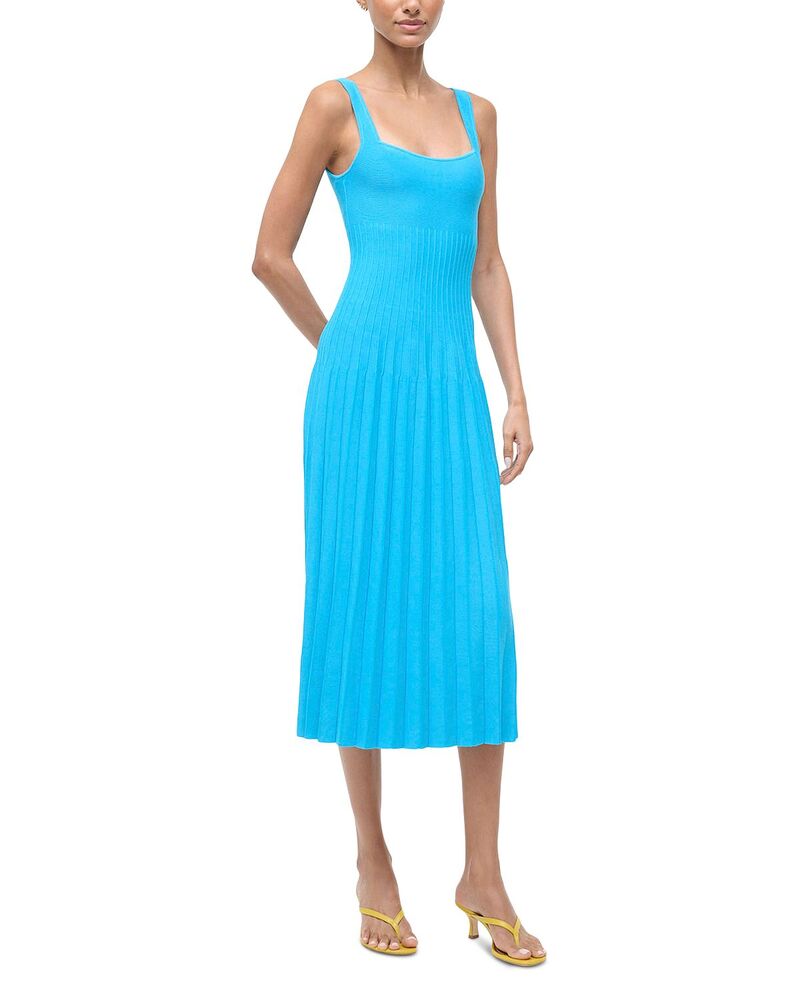 スタウド レディース トップス ワンピース STAUD Ellison Dress Pool