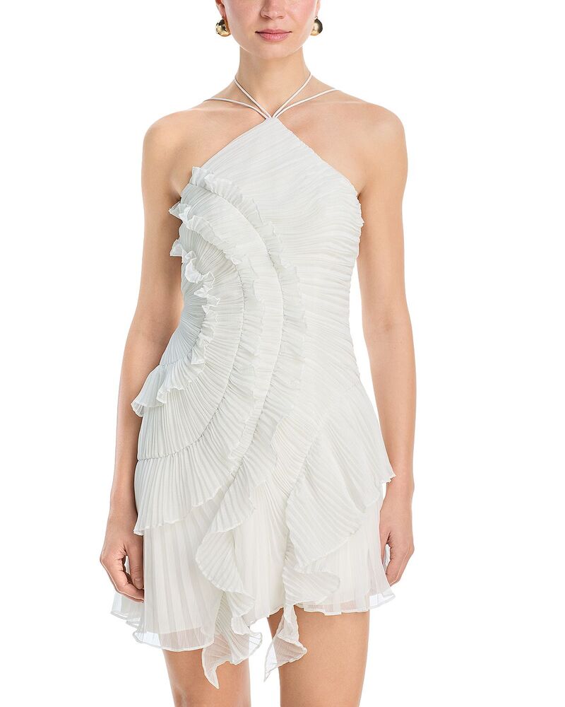 アムール レディース トップス ワンピース アシンメトリー ミニ Amur Velorasymmetrical Mini Dress Ivory アイボリー 90,640円