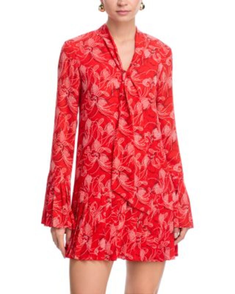 サンク セプト レディース トップス ワンピース A ライン フラワー柄 ミニ フラワー Cinq Sept Botanical Floral A Line Mini Dress One-Size