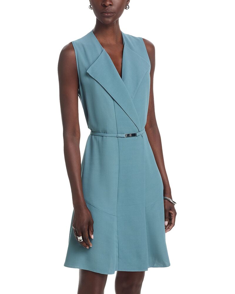 ボス レディース トップス ワンピース BOSS Dimosa Wing Lapel Wrap Dress Reef