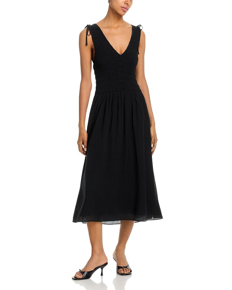 ペイジ レディース トップス ワンピース PAIGE Sebastian Dress Black ブラック
