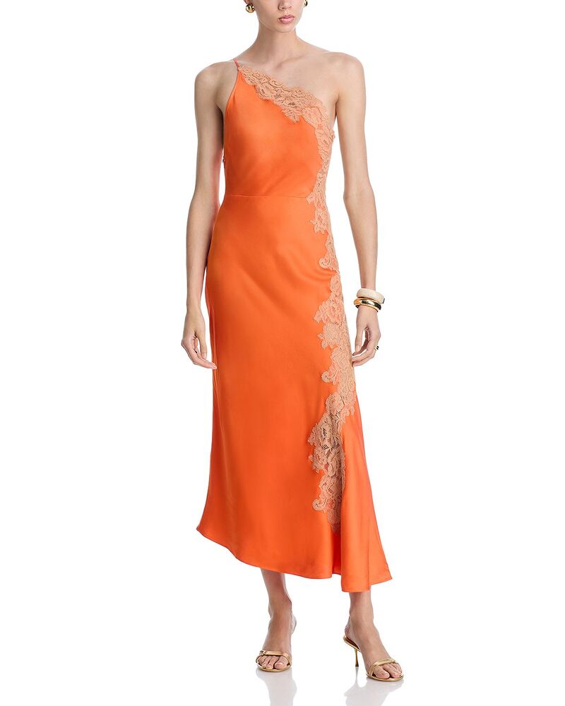 エーエルシー レディース トップス ワンピース A.L.C. Lou Dress Vivid Orange オレンジ