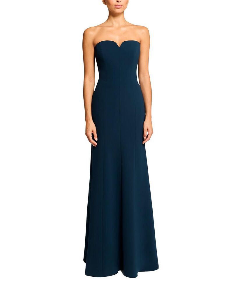 ジェニー・パッカム レディース トップス ワンピーストラップレス マキシ Jenny Packham Lustrapless Maxi Dress Blackthorne Blue 青碧