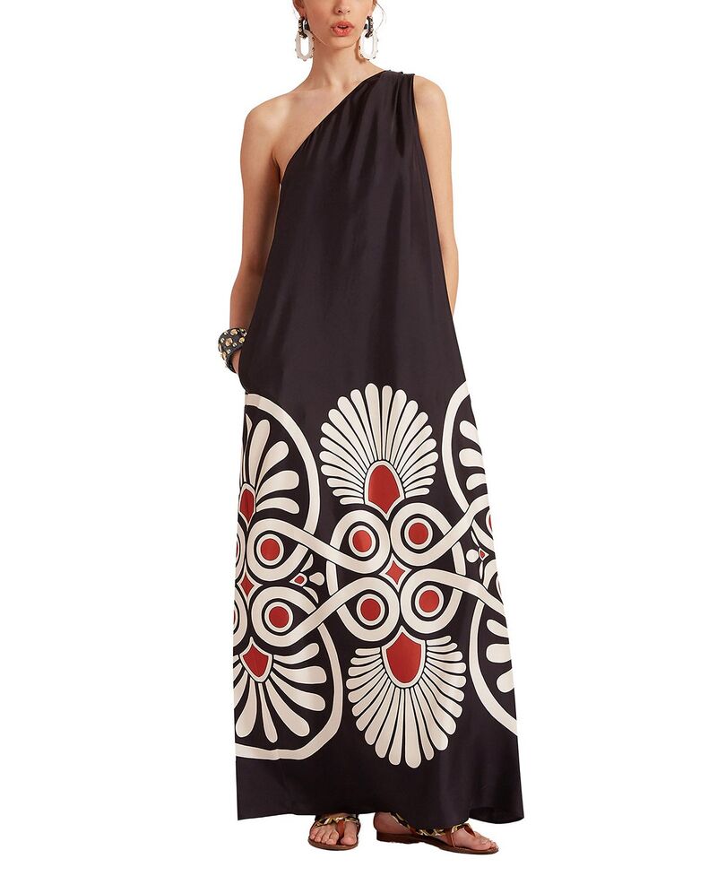 ラ・ダブル・ジェイ レディース トップス ワンピース La DoubleJ Roy Dress Medallion Placee Black ブラック