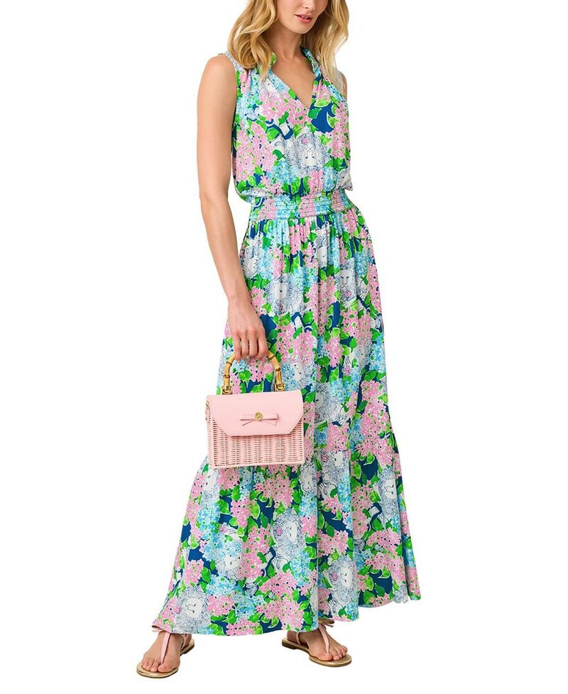 リリーピュリッツァー レディース トップス ワンピース マキシ Lilly Pulitzer Amiria Maxi Dresstarlight Navy Lydia The Lion ネイビー 36,920円