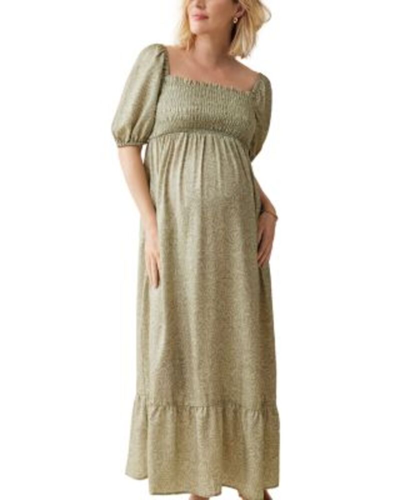 イングリッド&イザベル レディース トップス ワンピース シャーリング マキシ Ingrid & Isabelbow Sleeve Smocked Maxi Dress One-Size