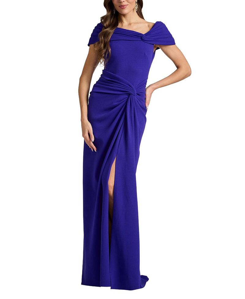 タダシショージ レディース トップス 衣装 非相称 ドレープ Tadashi Shoji Perkins Asymmetric Draped Gown Purple パープル レディースファッション-ワンピース