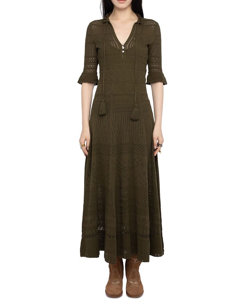 ザディグ エ ヴォルテール レディース トップス ワンピース マキシ Zadig & Voltaire Memphis Maxi Dress Tilleul