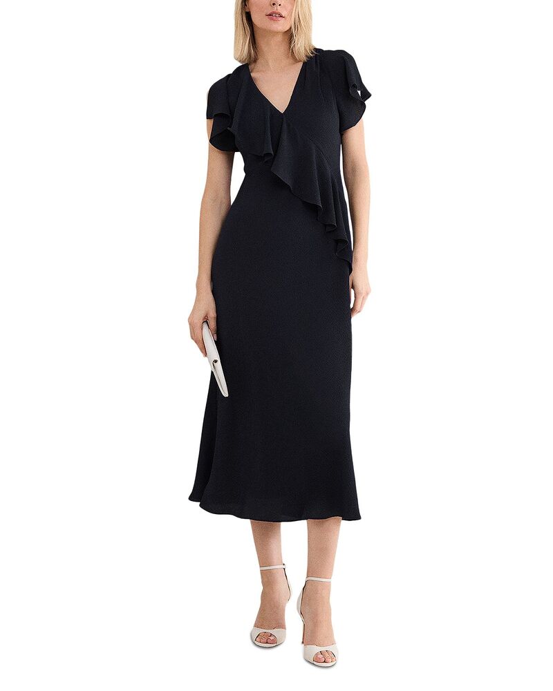 フェイズ・エイト レディース トップス ワンピース ミディ Phaseight Cosette Midi Dress Navy ネイビー