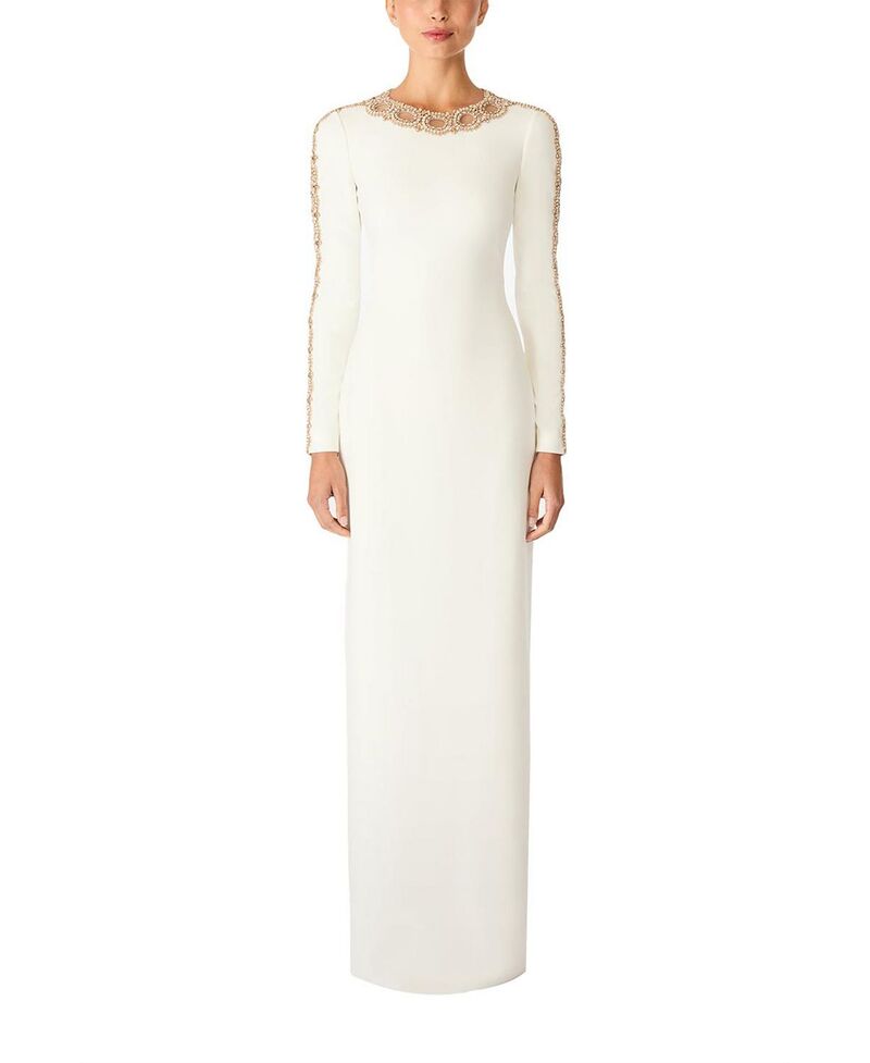 ジェニー・パッカム レディース トップス ワンピース Jenny Packham Penny Gown Vanilla|ReVida 店