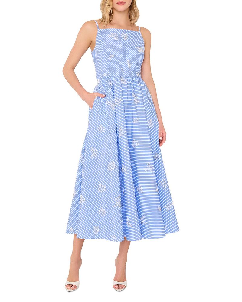 ミリー レディース トップス ワンピース MILLY Emily Beadedress Blue/white ホワイト 83,490円