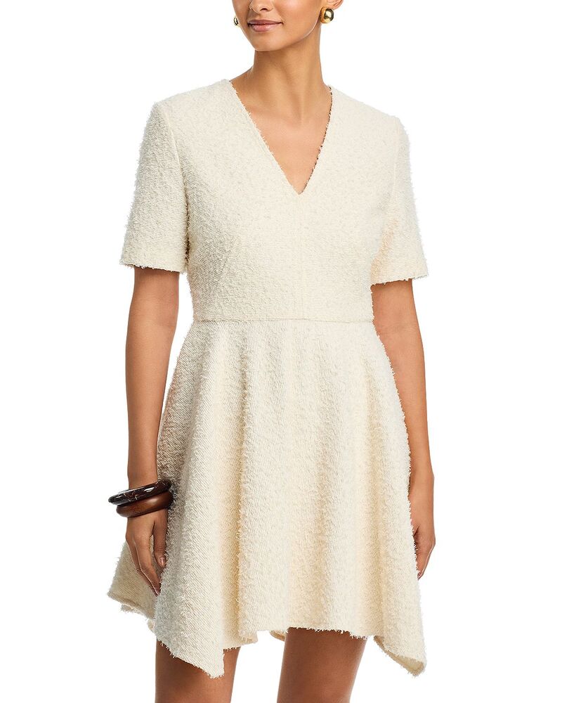 ボス レディース トップス ワンピース ツイード BOSS Daletar1 Tweed Skater Dressoft Cream クリーム 83,490円