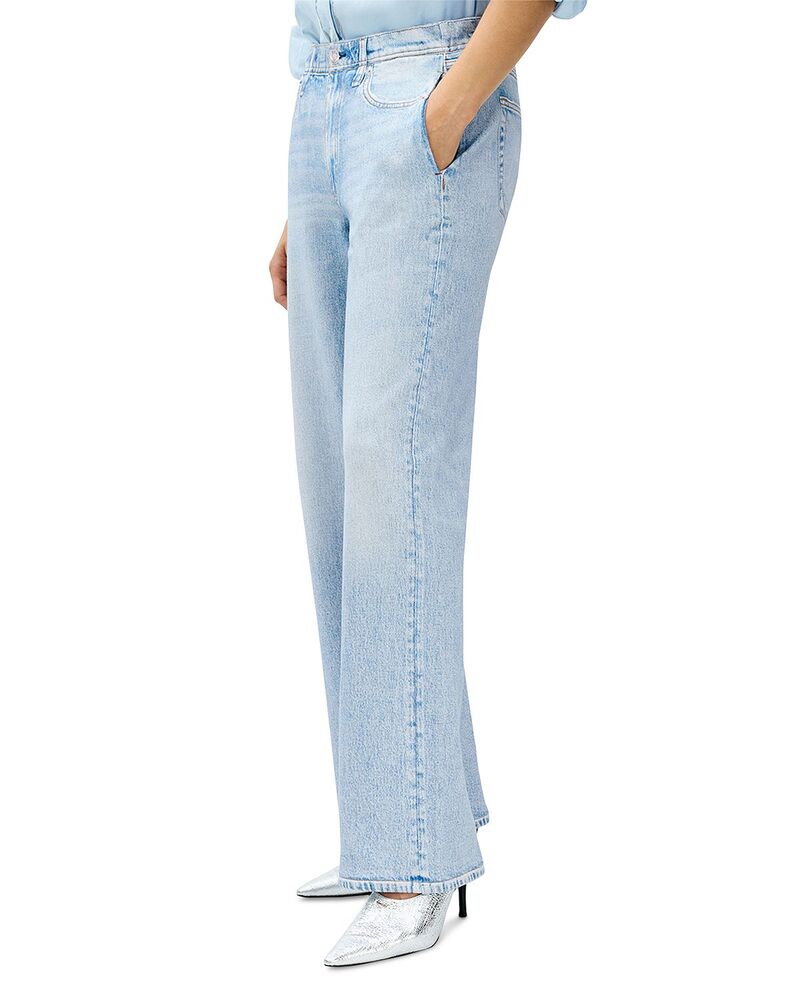 ラグアンドボーン レディース ボトムス デニムパンツ ワイドレッグ パイル コットン ジーンズ rag & bone rb Miramar Mid Rise Wide Leg Cotton Terry Sweatpant Jeans Aria
