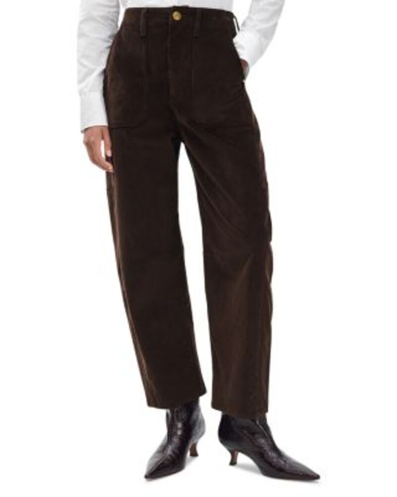 ラグアンドボーン レディース ボトムス デニムパンツ アンクル ジーンズ rag & bone Charlie High Rise Ankle Barrel Jeans in Dark One-Size ブラウン