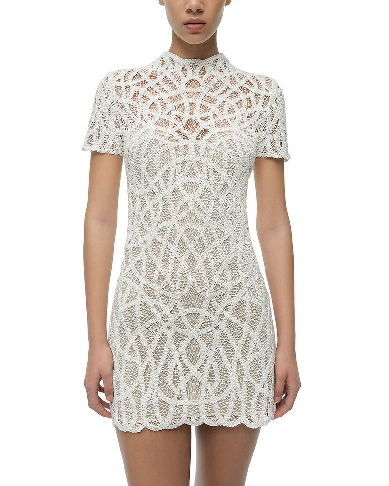 シムカイ レディース トップス ワンピース SIMKHAI Desiree Periwinkle Dress White ホワイト