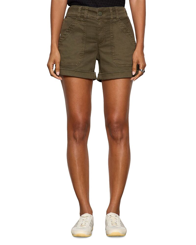 サンクチュアリー レディース ボトムス ハーフパンツ・ショーツ ショートパンツ Sanctuary Wander On High Rise Jean Shorts in Buro Burnt Olive オリーブ