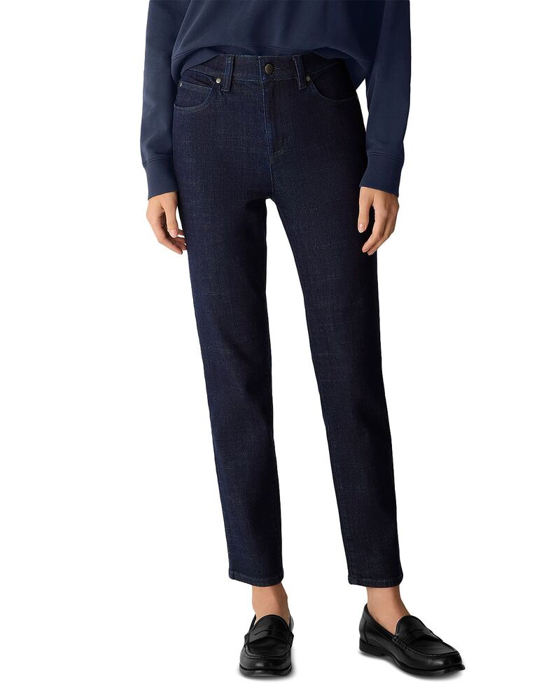 エイリーンフィッシャー レディース ボトムス ジーンズズボン下 アンクル デニム Eileen Fisher High Rise Slim Ankle Jeans インチ Deep Indigo Deep Indigo インディゴ