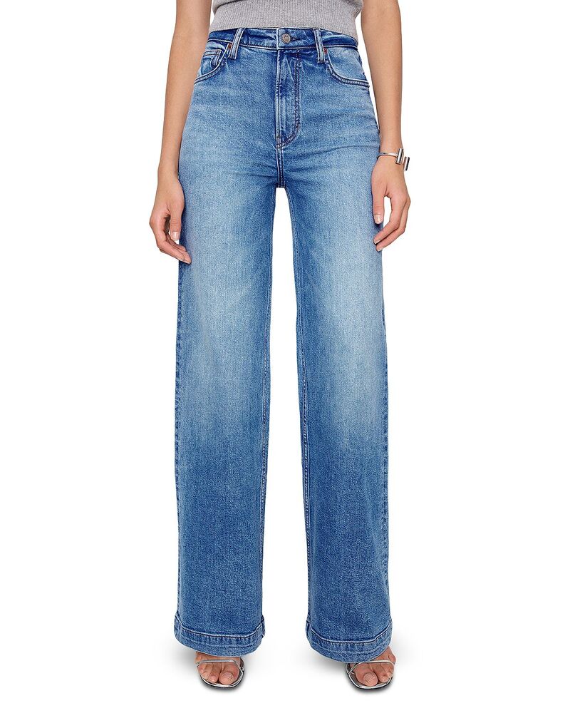 リフォーメーション レディース ボトムス ジーンズズボン下 ワイドレッグ デニム Reformation Bex Super Stretchigh Rise Wide Leg Jeans Woods