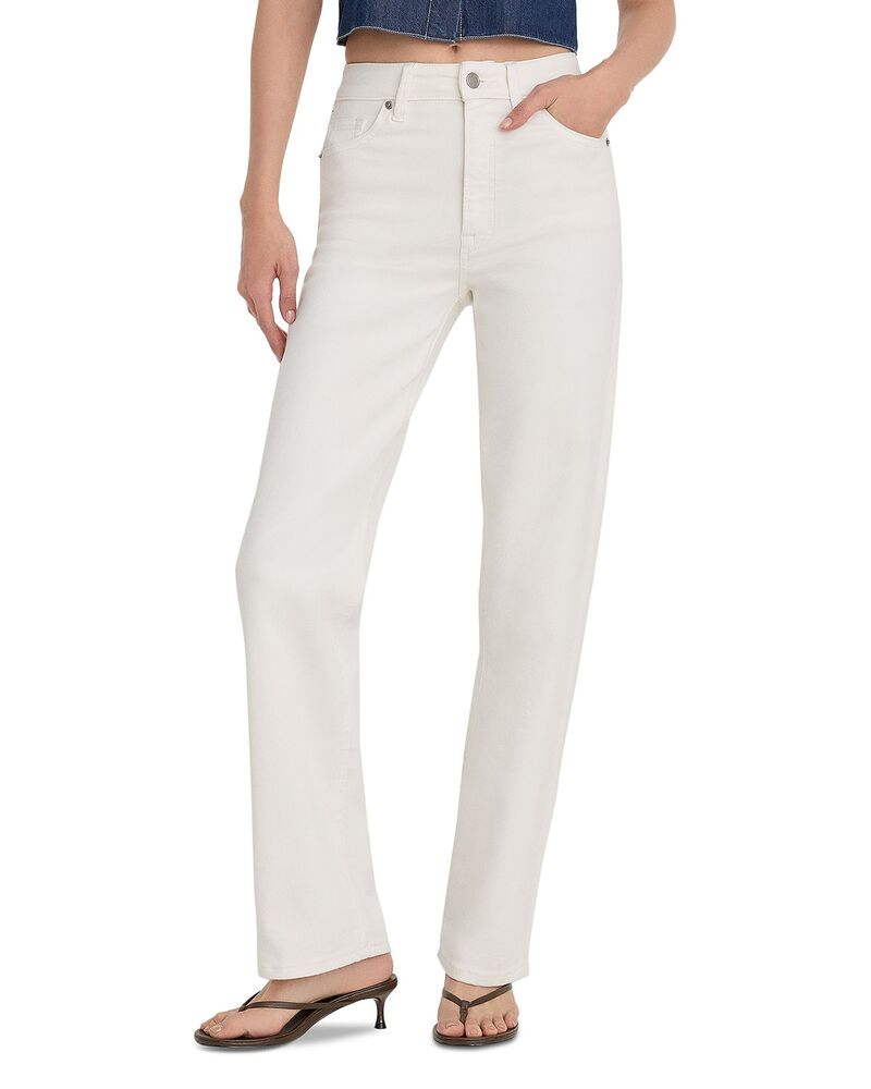 好ましいアメリカン レディース ボトムス ジーンズズボン下 デニム Good American Good High Rise True Straight Jeans インチ White001