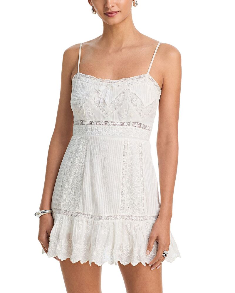 ラブスハックファンシー レディース トップス 衣装 LoveShackFancy Zuri Dress White 白いこと