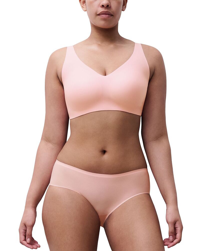シャントル レディース アンダー御召しもの ズボン下 Chantelle Soft Stretch One-Size Seamless Hipster Flourescent Pink サクラ色