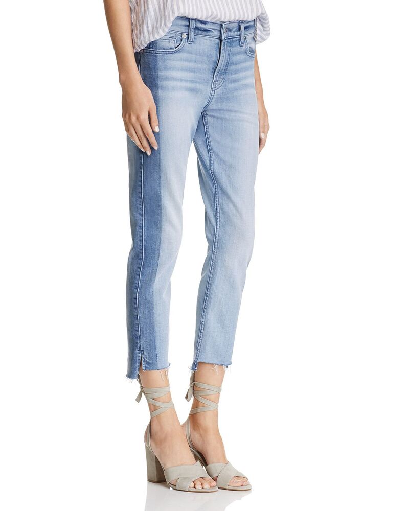 セブンフォーオールマンカインド レディース ボトムス デニムパンツ アンクル ジーンズ 7 For All Mankind Roxanne Shadow Seam Ankle Jeans - Exclusive Bright Bristol