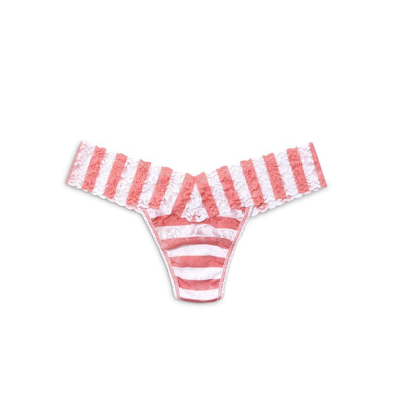 ハンキーパンキー レディース アンダーウェア パンツ ローライズ プリント レース Hanky Panky Printed Signature Lace Low Rise Thong Beach Club