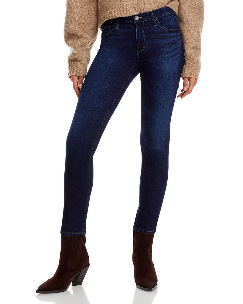 エージー レディース ボトムス ジーンズズボン下 クロップド デニム AG Prima Mid Rise Cropped Cigarette Jeans Concord