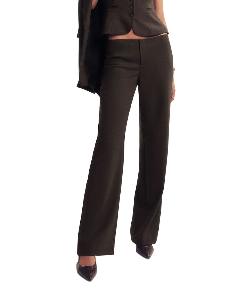 リフォーメーション レディース ボトムス カジュアルパンツ ローライズ Reformation Vida Low Rise Pants Mole