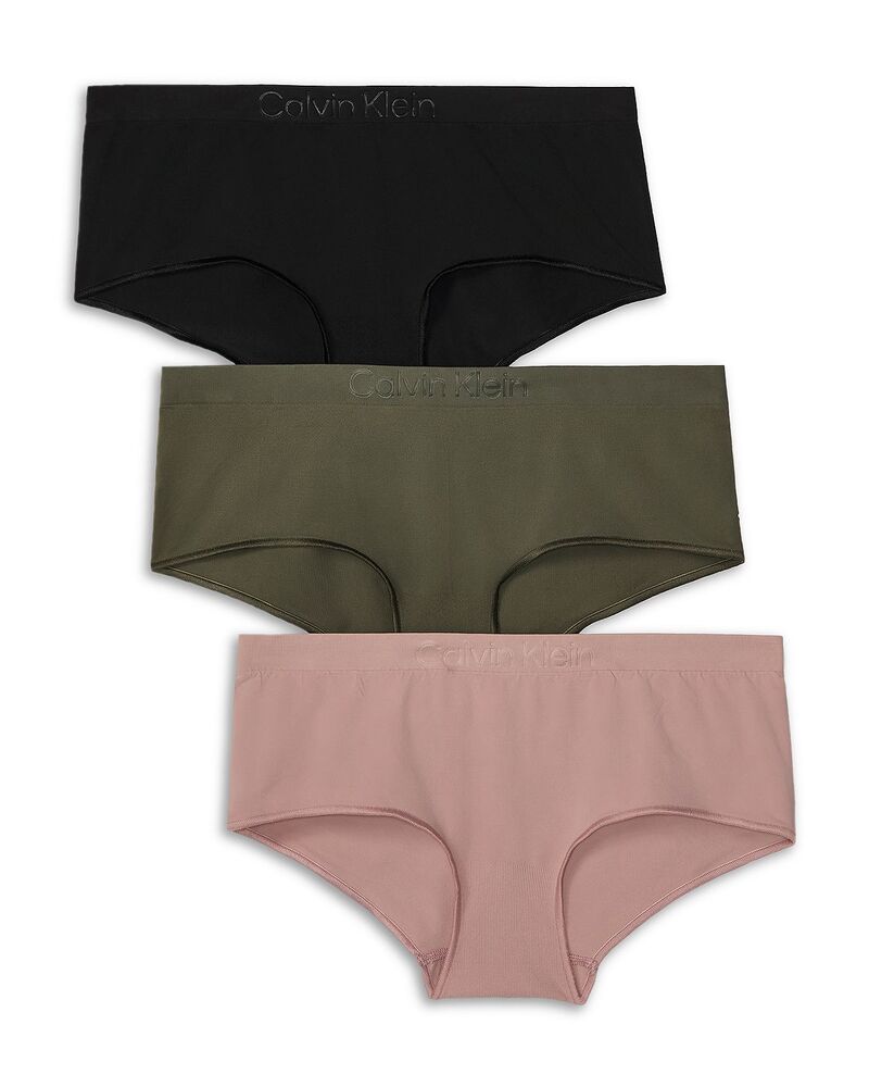 カルバンクライン レディース ボトムス ハーフパンツ・ショーツ ショートパンツ Calvin Klein Bonded Flex Seamless Boyshorts Pack of 3 Black/Green/Subdued ブラック｜ReVida 店 12,305円