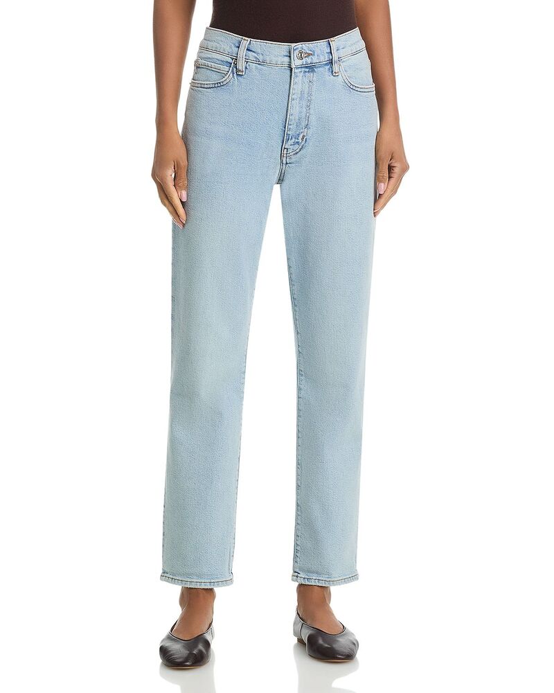 フレーム レディース ボトムス デニムパンツ ジーンズ FRAME The Borrowed Mid Rise Slim Straight Jeans in Ida