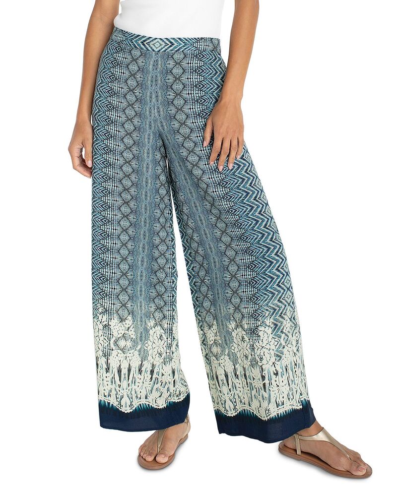 リヴァプール ロサンゼルス レディース ボトムス カジュアルパンツ Liverpoolos Angeles Pull On Palazzo Pants Nomad Ikat Print