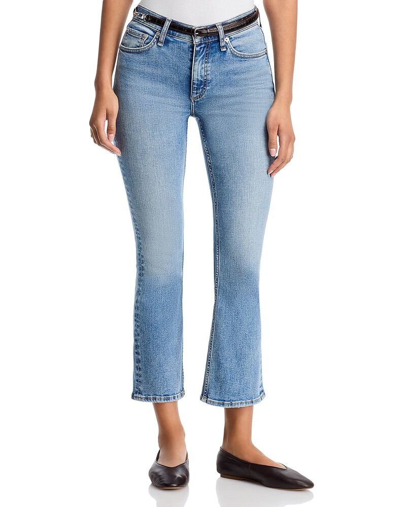 ラグアンドボーン レディース ボトムス デニムパンツ アンクル ジーンズ rag \u0026 bone Flexi Peyton Mid Rise Ankle Jeans in Tansy