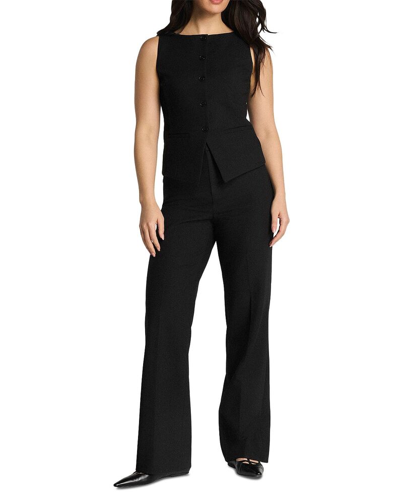 スパンク レディース ボトムス 心地よいズボン下 SPANX Well Suited Easy Flare Pants Classic Black 黒いこと レディースファッション-ボトムス